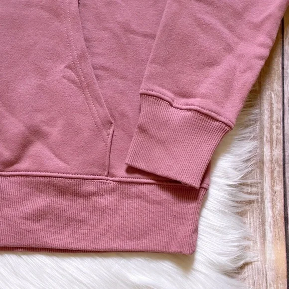 The North Face Women’s 80/20 Half Dome Pullover Hoodie In Mesa Rose - Picture 2 of 6